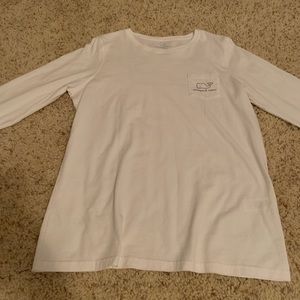 White Vineyard vines long sleeve shirt